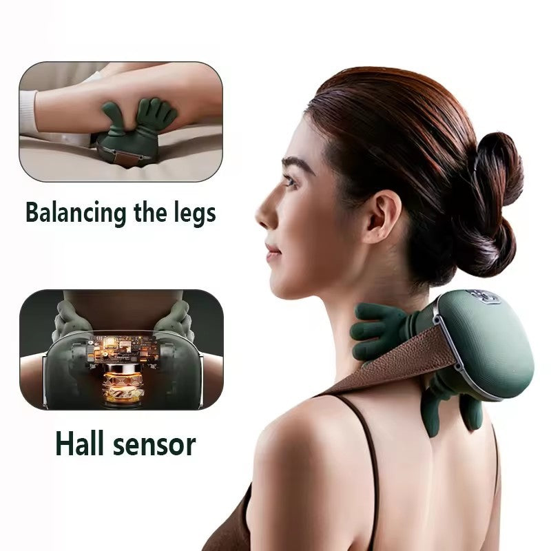 Wireless Electric Neck & Shoulder Massager – Back Kneading Shawl for Pain Relief & Muscle Relaxation